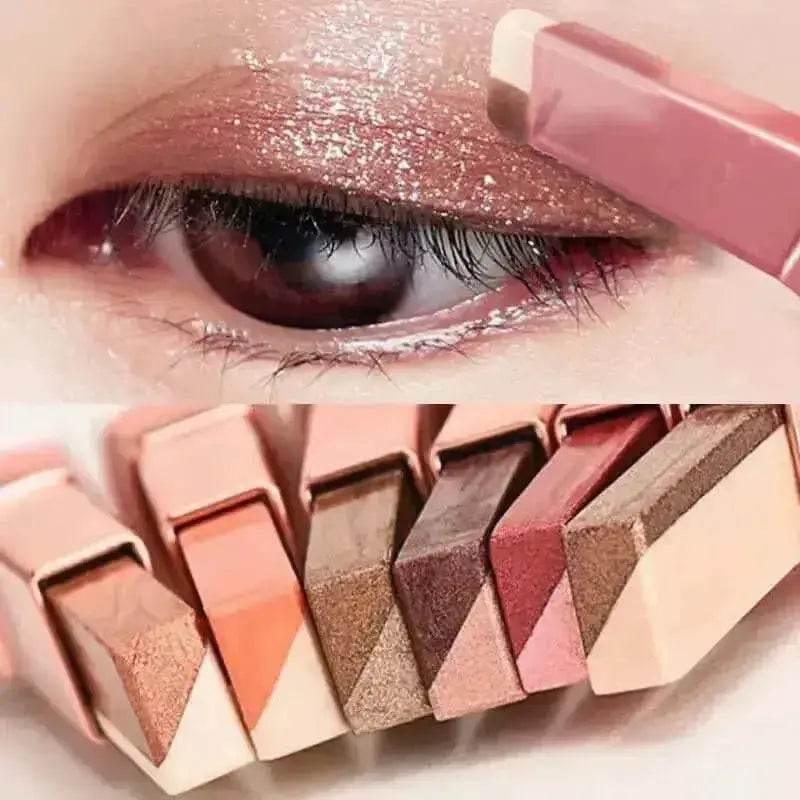 Double Color Glitter Eyeshadow Sticks Eye Shadow by Crataegus Makeup Store