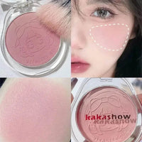 Dual Gradient Blush Highlights Natural Nude Makeup Brightening Cheek Purple Blue Female Niche