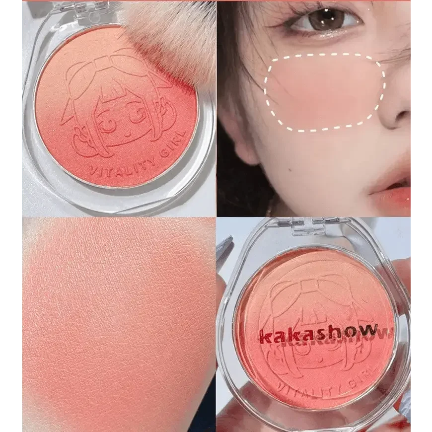 Dual Gradient Blush Highlights Natural Nude Makeup Brightening Cheek Purple Blue Female Niche Brand 2024 New - GiFTiFY