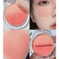 Dual Gradient Blush Highlights Natural Nude Makeup Brightening Cheek Purple Blue Female Niche