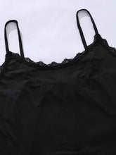 Plus Size Lace Trim Scoop Neck Cami and Printed Shorts Pajama Set - GiFTiFY