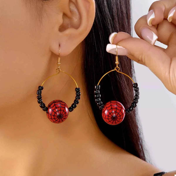 18K Gold-Plated Halloween Bead Earrings - GiFTiFY