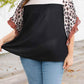 Plus Size Printed Color Block Ruffled Blouse - GiFTiFY