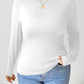 Plus Size Long Sleeve Fitted Turtleneck T-Shirt - GiFTiFY
