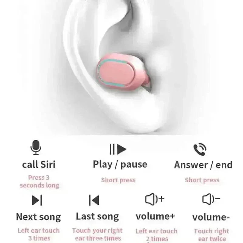 E7S TWS Wireless Bluetooth Earphones Sport - GiFTiFY