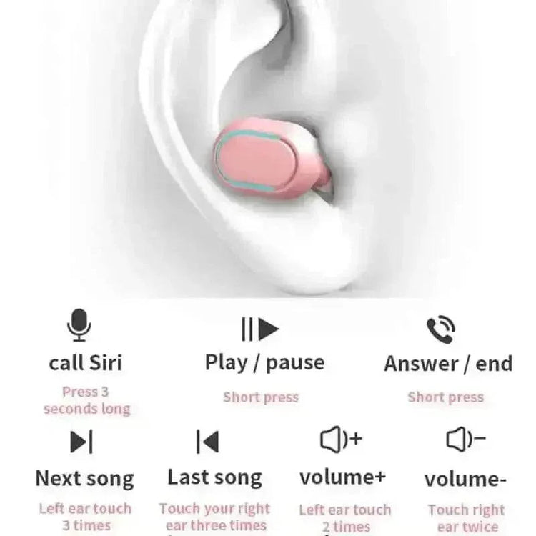 E7S TWS Wireless Bluetooth Earphones Sport - GiFTiFY