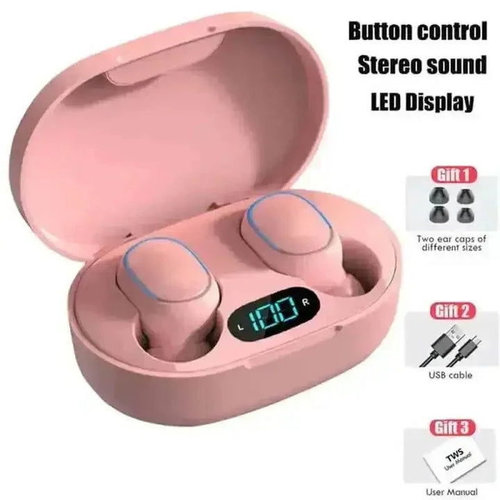 E7S TWS Wireless Bluetooth Earphones Sport - GiFTiFY