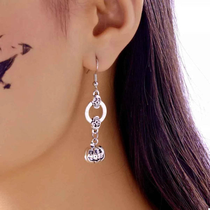 Halloween Pumpkin Dangle Earrings - GiFTiFY