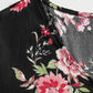 Plus Size Floral Flare Sleeve Dress - GiFTiFY