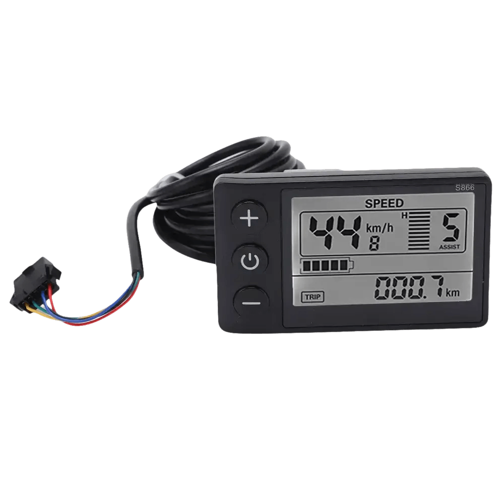 Electric Bike Display Waterproof SM LCD S866 - GiFTiFY