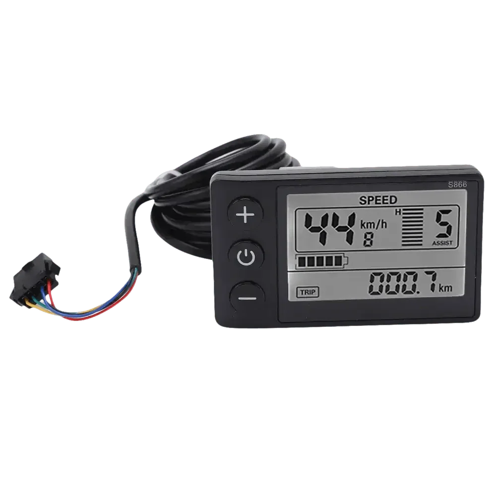 Electric Bike Display Waterproof SM LCD S866 - GiFTiFY