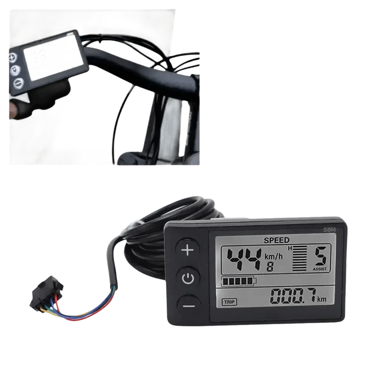Electric Bike Display Waterproof SM LCD S866