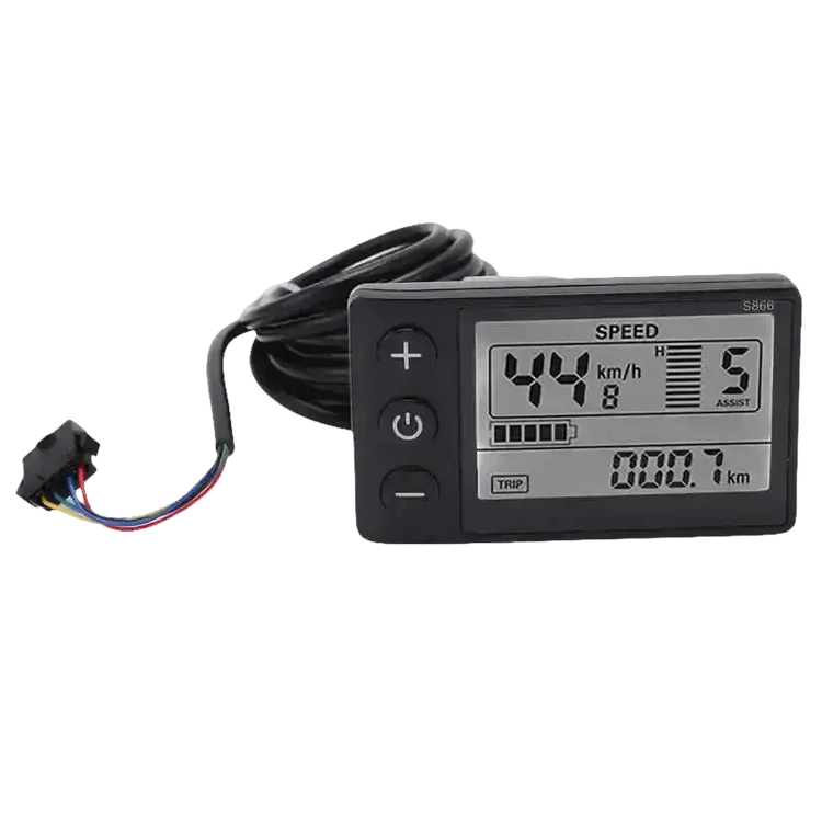 Electric Bike Display Waterproof SM LCD S866 - GiFTiFY