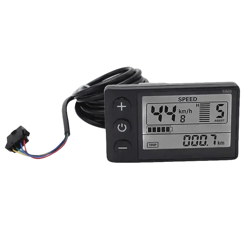 Electric Bike Display Waterproof SM LCD S866 Ebike LCD Display by WIND CHASER OUTDOOR Store
