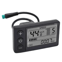Electric Bike Display Waterproof SM LCD S866 for Fat Tyre Cycle