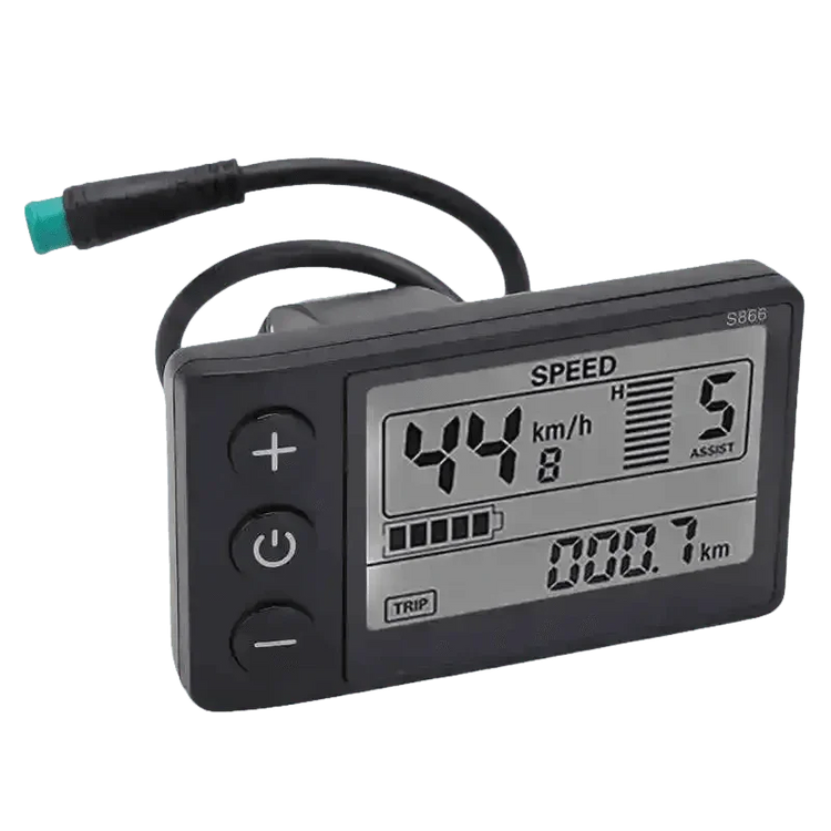 Electric Bike Display Waterproof SM LCD S866 - GiFTiFY