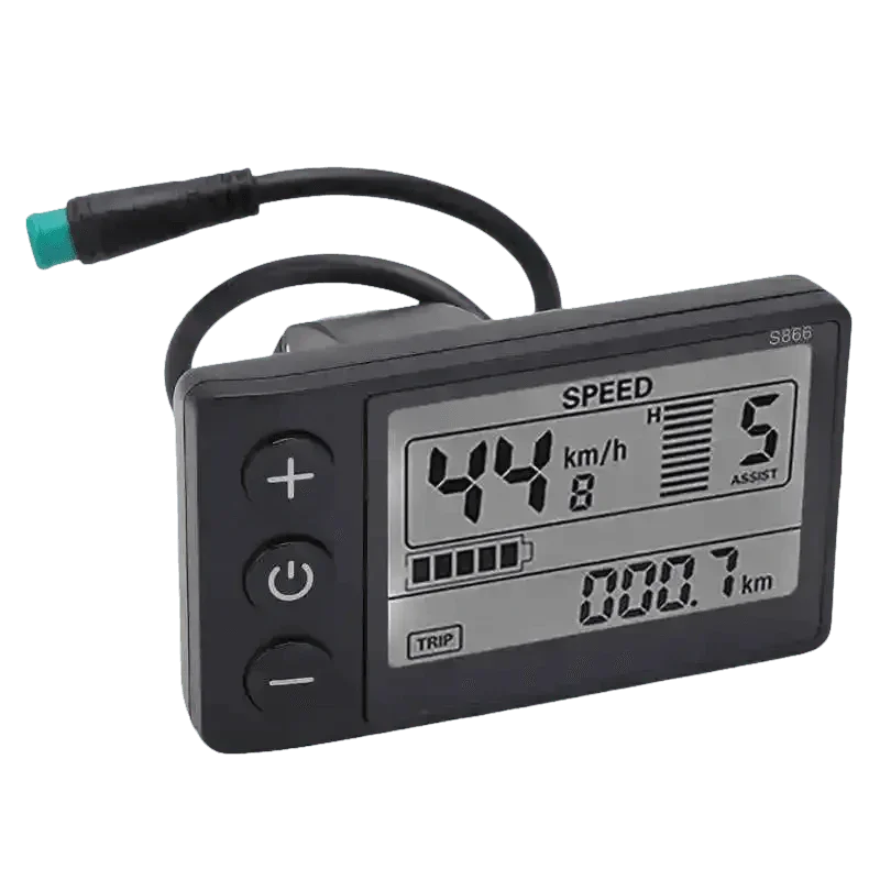 Electric Bike Display Waterproof SM LCD S866 Ebike LCD Display by WIND CHASER OUTDOOR Store