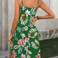 Plus Size Printed V-Neck Cami Dress - GiFTiFY