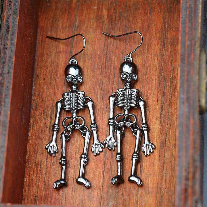 Skeleton Alloy Earrings - GiFTiFY