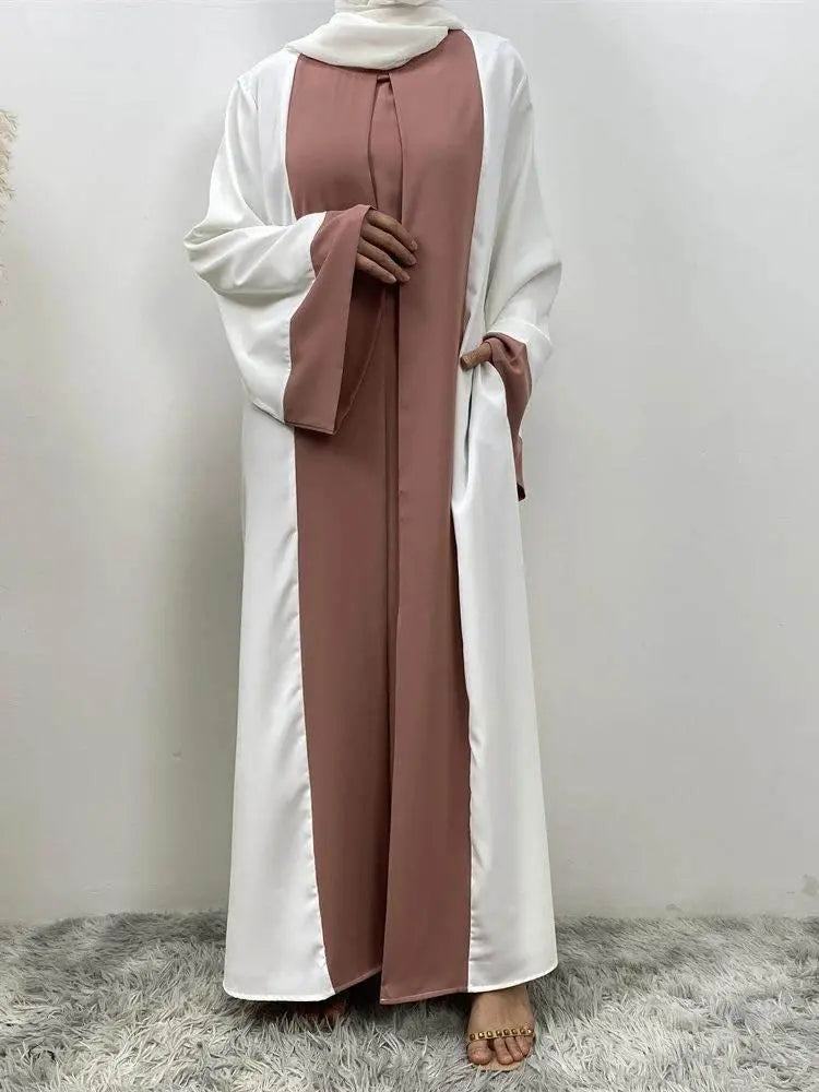Luxury Two-Piece Abaya Dress Two-Piece Abaya Dress by Dropshee