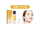 Eelhoe Sunscreen Setting Powder with Brush Breathable Finish - GiFTiFY