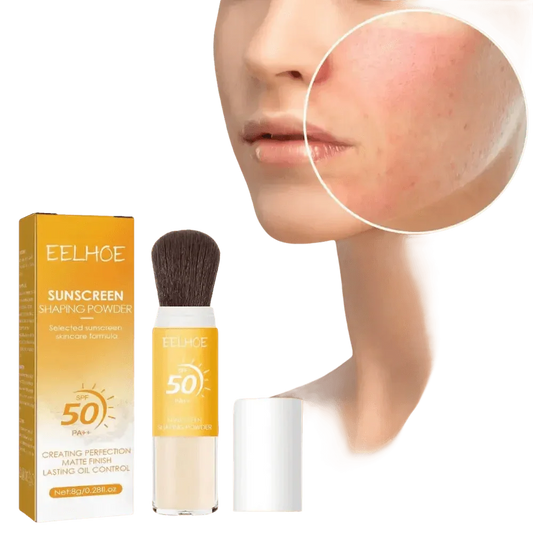 Eelhoe Sunscreen Setting Powder with Brush Breathable Finish - GiFTiFY