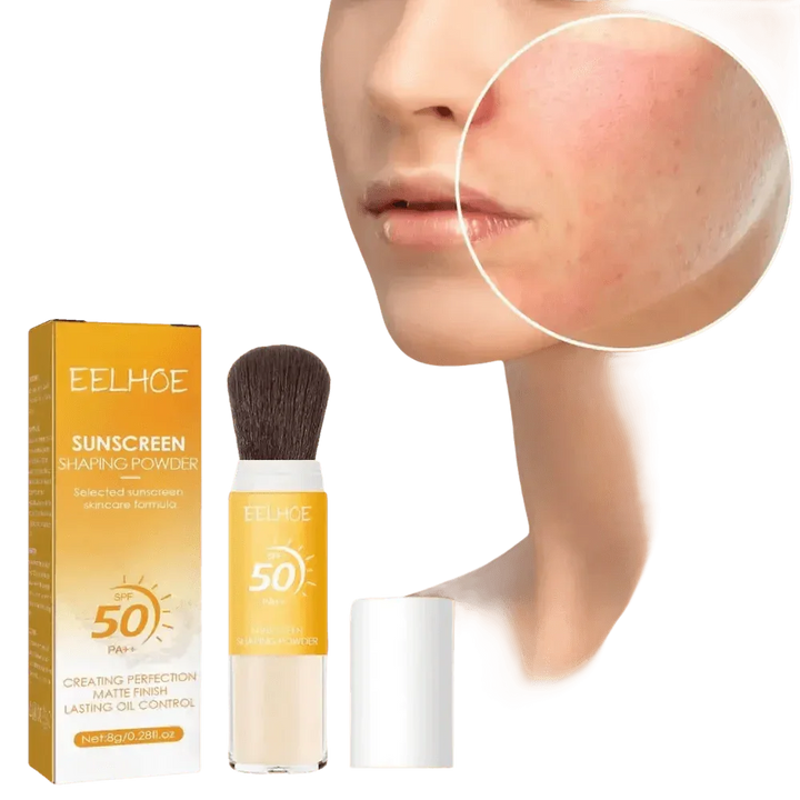 Eelhoe Sunscreen Setting Powder with Brush Breathable Finish - GiFTiFY