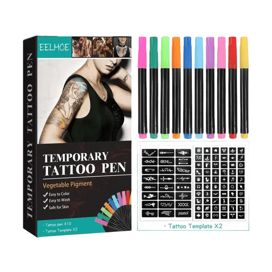 Eelhoe Temporary Tattoo Pen Set - GiFTiFY