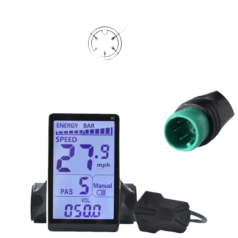 Electric Bicycle Colorful Display Speedometer Electric Bicycle Colorful Display by Mcezdy Official Store