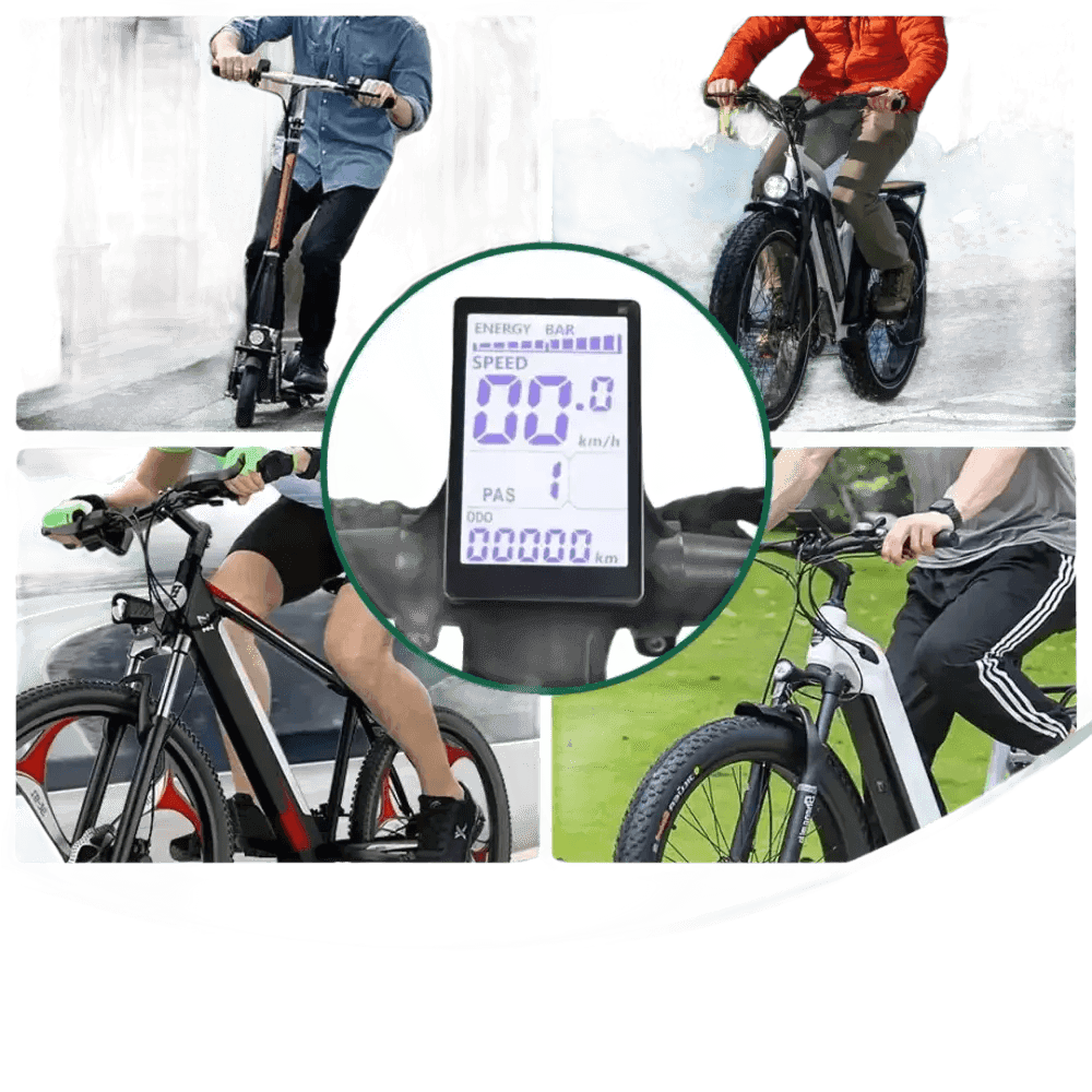 Electric Bicycle Colorful Display Speedometer Electric Bicycle Colorful Display by Mcezdy Official Store