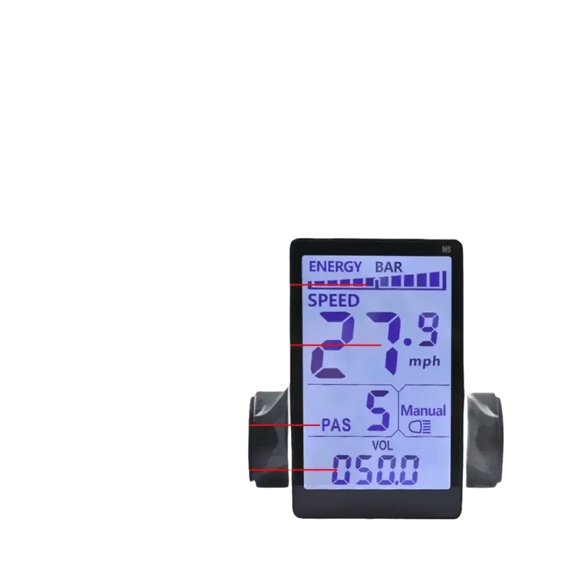 Electric Bicycle Colorful Display Speedometer Electric Bicycle Colorful Display by Mcezdy Official Store