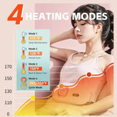 Electric Period Cramp Massager Vibrating Heating Pad Belt for Menstrual Colic Relief Pain Waist Abdominal Warm Palace Belt - GiFTiFY