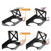 Elevated Bowls Stand for Pets Adjustable Height Dog Elevated Bowls Double Elevated Bowls Stand - GiFTiFY