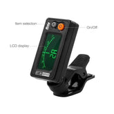 ET-31V Multi-function Clip-on Tuner Automatic Tuning Mode for Violin Viola Cello Double Bass Chromatic with LCD Display - GiFTiFY