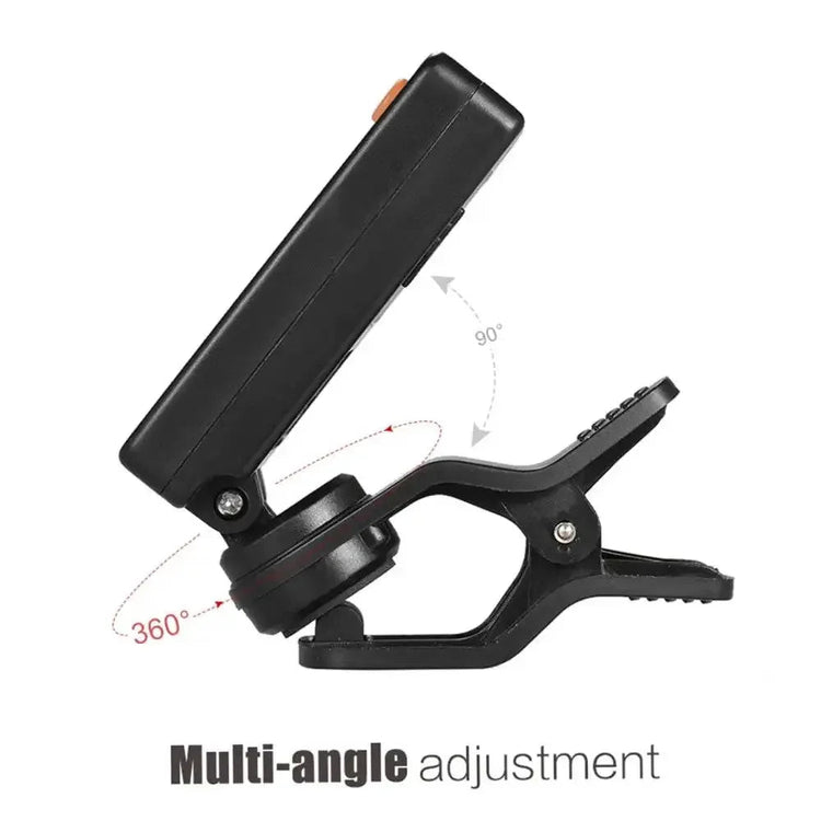 ET-31V Multi-function Clip-on Tuner Automatic Tuning Mode for Violin Viola Cello Double Bass Chromatic with LCD Display - GiFTiFY