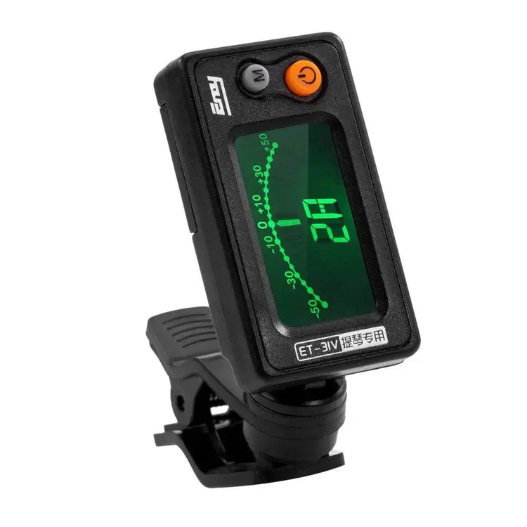 ET-31V Multi-function Clip-on Tuner Automatic Tuning Mode for Violin Viola Cello Double Bass Chromatic with LCD Display - GiFTiFY
