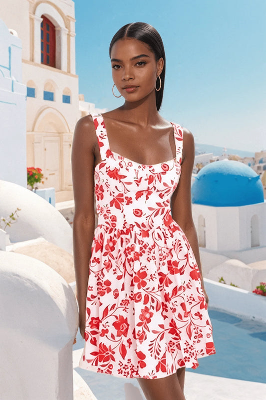 Red Vineyard Mini Dress