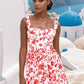 Red Vineyard Mini Dress