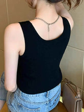 Plus Size Ribbed Scoop Neck Tank - GiFTiFY