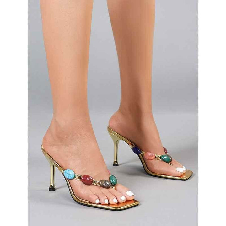 Sandals Women's Bohemian Colored Rhinestone - GiFTiFY