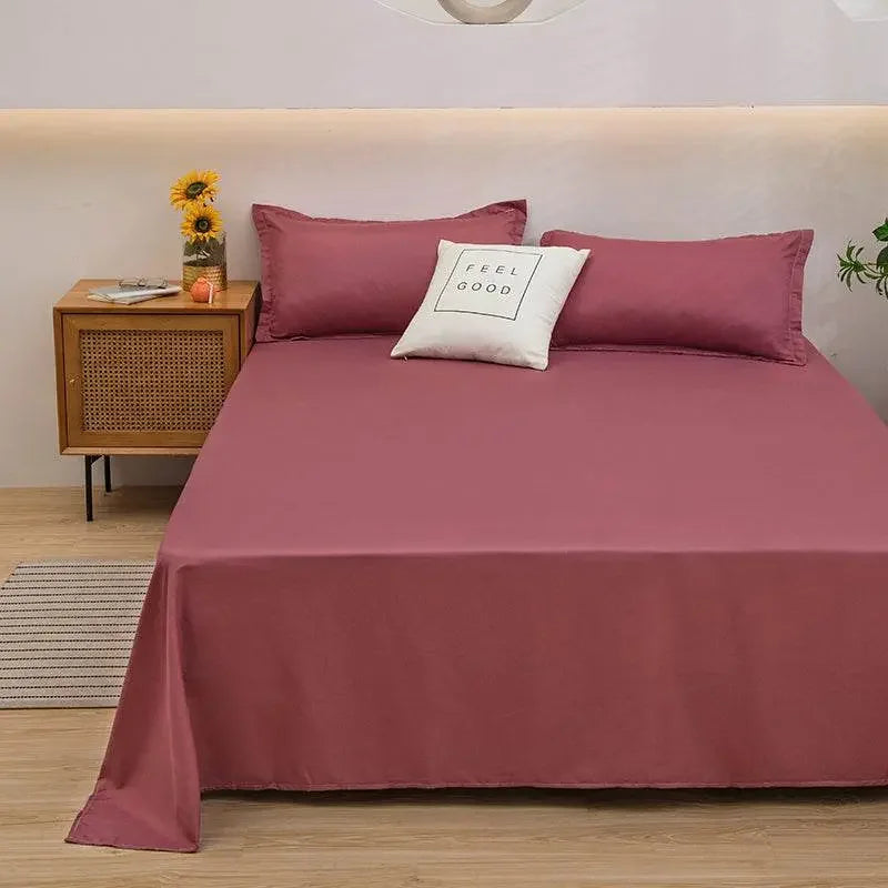 Solid Color Flat Bed Sheet - GiFTiFY