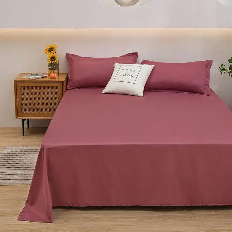 Solid Color Flat Bed Sheet - GiFTiFY