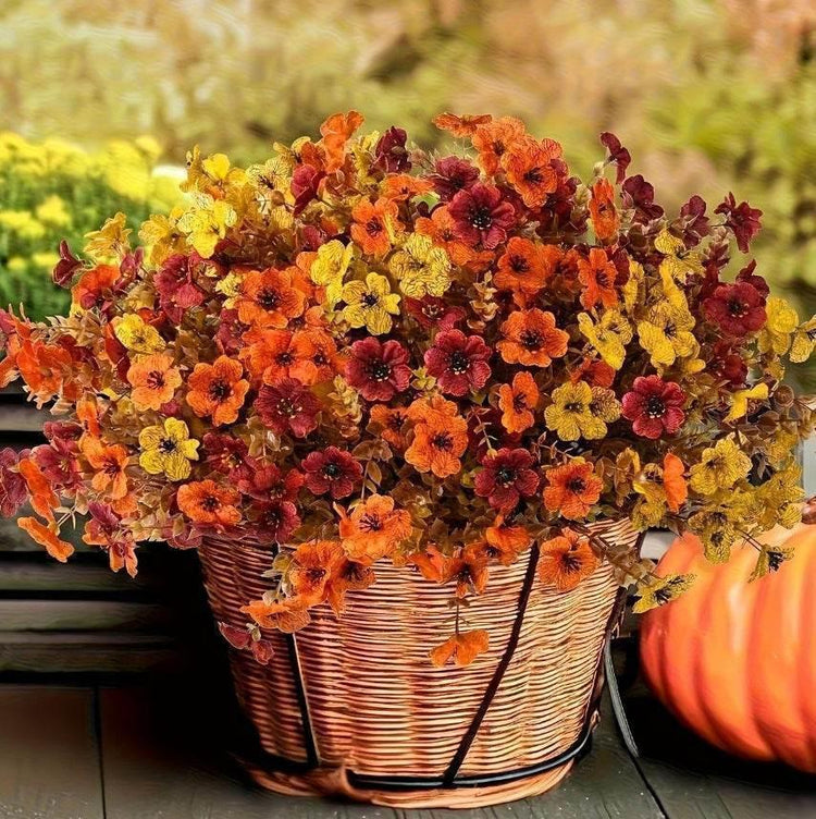 Bionic Flowers And Plants, Autumn Red, Orange, Yellow, Mixed Colors. - GiFTiFY