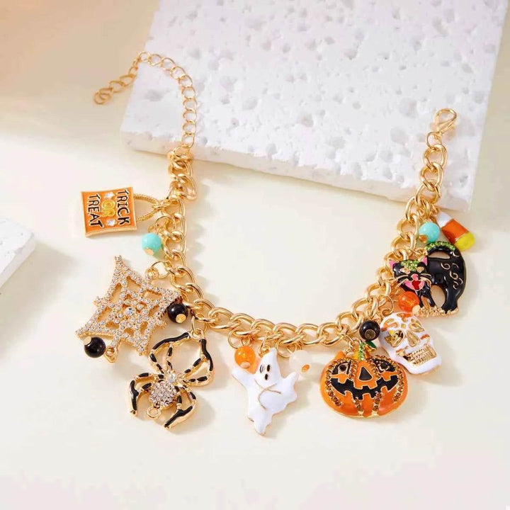 18K Gold-Plated Halloween Theme Bracelet - GiFTiFY
