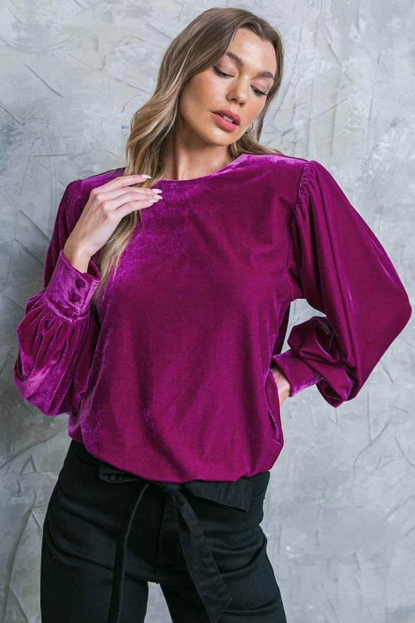 IT'S YOUR TIME VELVET TOP - GiFTiFY