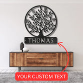 Family Tree Personalized Gifts - Custom Metal Sign - GiFTiFY