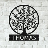Family Tree Personalized Gifts - Custom Metal Sign - GiFTiFY