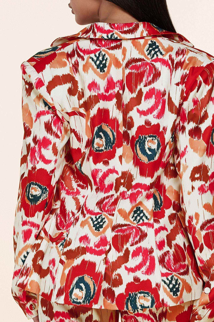 Fasheabe 3pc Flower Print Bandeau Top Pants Set - GiFTiFY