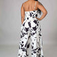 Fasheabe Abstract Shapes Print Pant Set