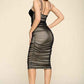 Fasheabe Curve Hugging Bodycon Midi Dress